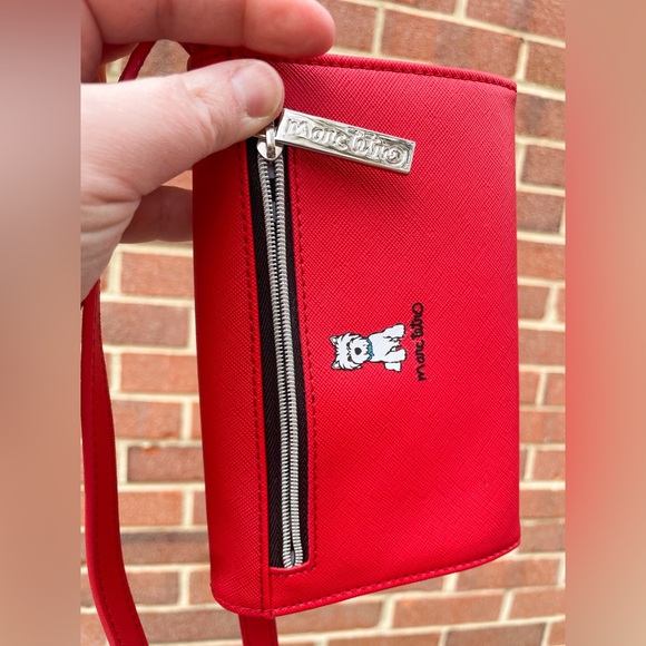 Marc Tetro Westie Red Shoulder/Crossbody Bag - Very Good Condition - Picture 9 of 11